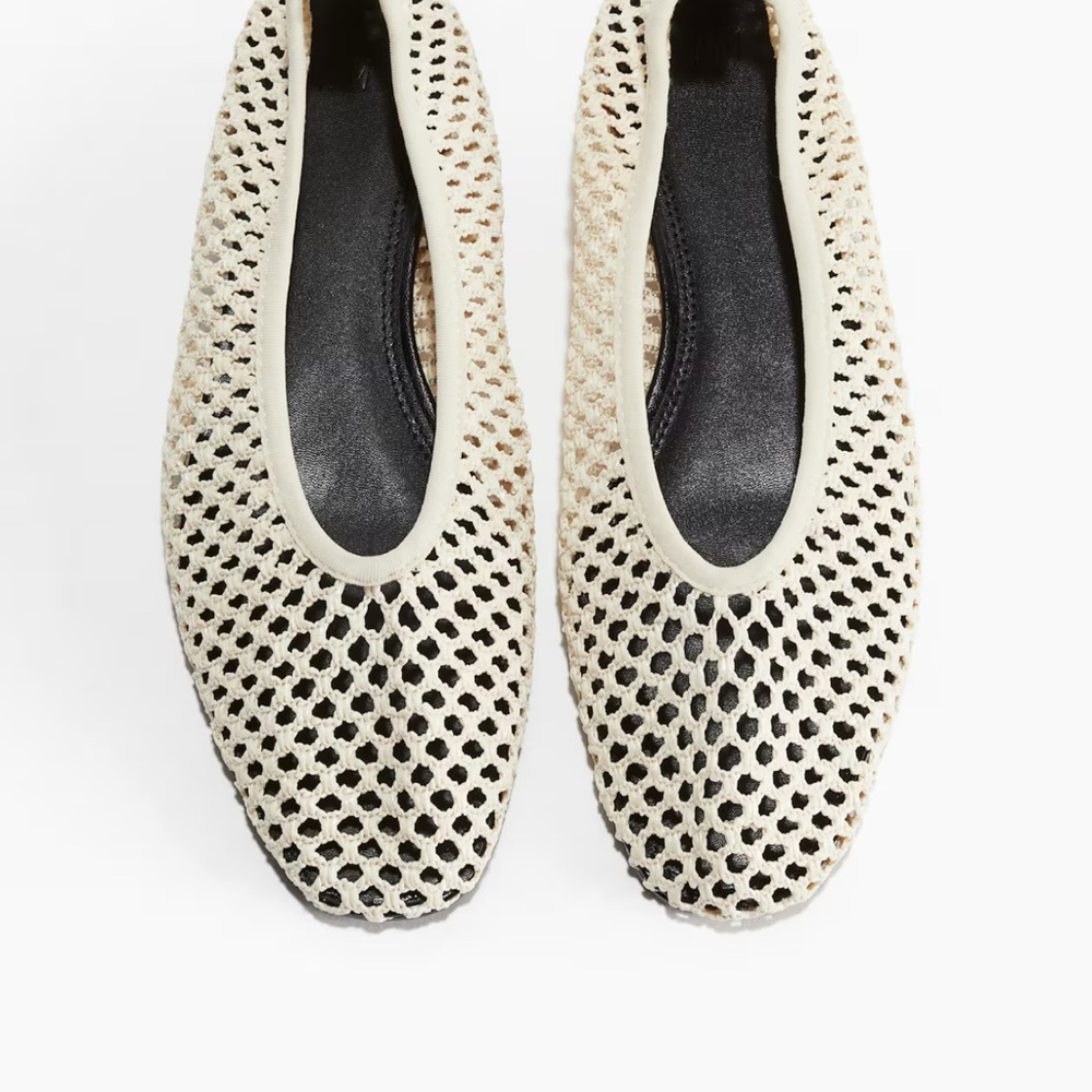 H&M Cream Mesh Flats